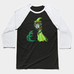 Swann the Swamp Witch (and Freddie) Baseball T-Shirt